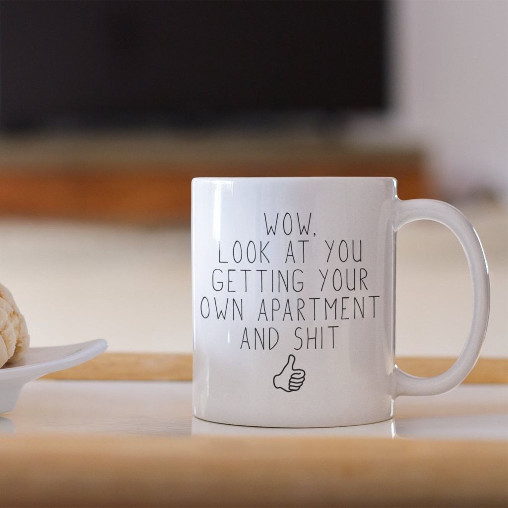 Funny Moving Out Gift, New Apartment Gift, Housewarming Coffee Mug — photo 2