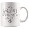 Funny Moving Out Gift, New Apartment Gift, Housewarming Coffee Mug - BackyardPeaks
