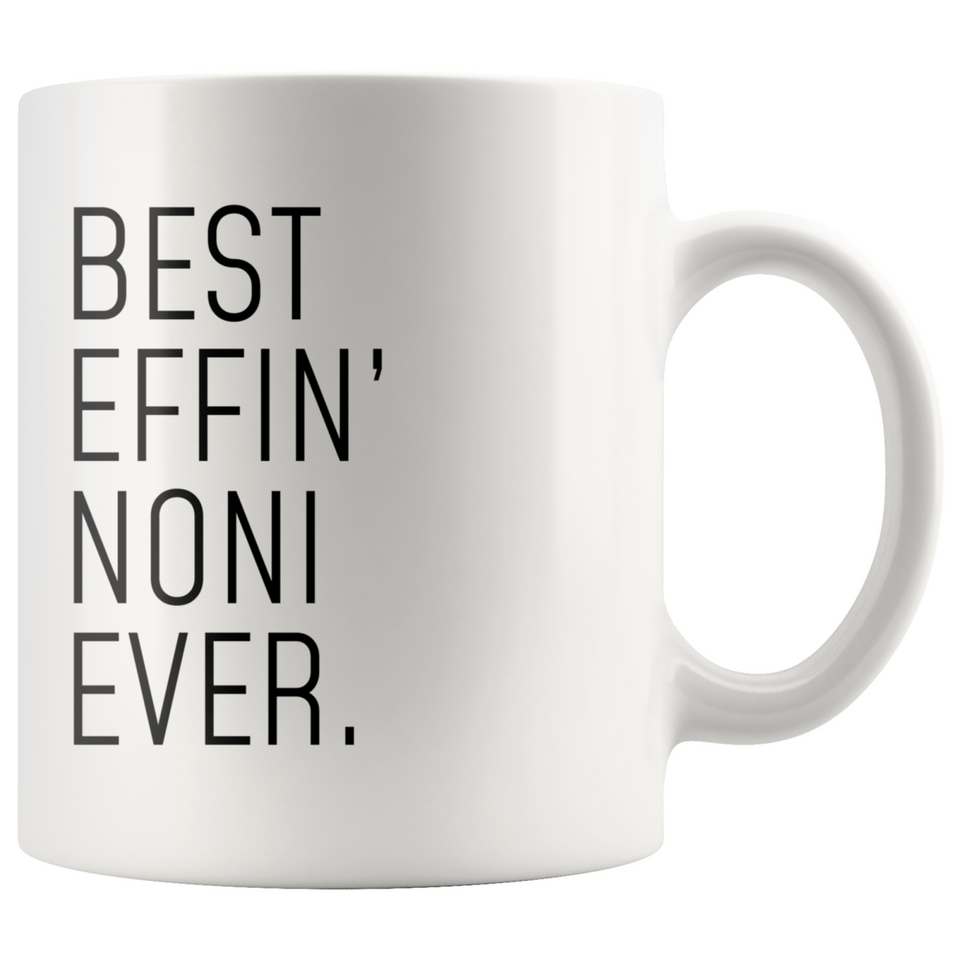 Funny Noni Gift: Best Effin' Noni Ever. Coffee Mug 11oz