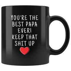 Load image into Gallery viewer, Funny Papa Gifts Best Papa Ever! Coffee Mug 11oz Black