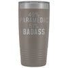 Funny Paramedic Gift: 49% Paramedic 51% Badass Insulated Tumbler 20oz $29.99 | Pewter Tumblers