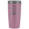 Funny Principal Gift: 49% Principal 51% Badass Insulated Tumbler 20oz $29.99 | Light Purple Tumblers