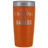 Funny Principal Gift: 49% Principal 51% Badass Insulated Tumbler 20oz $29.99 | Orange Tumblers
