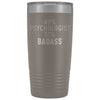 Funny Psychologist Gift: 49% Psychologist 51% Badass Insulated Tumbler 20oz $29.99 | Pewter Tumblers