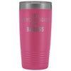 Funny Psychologist Gift: 49% Psychologist 51% Badass Insulated Tumbler 20oz $29.99 | Pink Tumblers