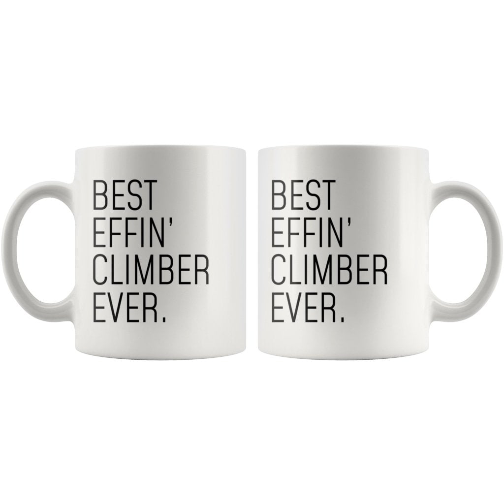 Funny Rock Climbing Gift: Best Effin' Climber Ever. Coffee Mug 11oz — photo 6