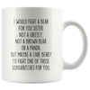 Funny Sister Gifts: I Would Fight A Bear For You Mug | Gift for Sister $19.99 | 11 oz Drinkware