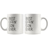 Funny Son Gift: Best Effin Son Ever. Coffee Mug 11oz $19.99 | Drinkware