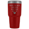 Funny Son Gift: Best Son Ever! Large Insulated Tumbler 30oz $38.95 | Red Tumblers