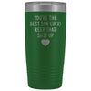Funny Son Gifts: Best Son Ever! Insulated Tumbler | Gifts for Son $29.99 | Green Tumblers