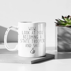 Load image into Gallery viewer, Funny State Trooper Graduation Gift Coffee Mug
