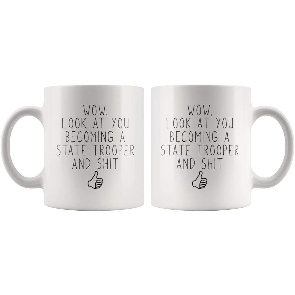 Funny State Trooper Graduation Gift Coffee Mug — photo 4