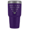 Funny Step Dad Gift: Best Stepdad Ever! Large Insulated Tumbler 30oz $38.95 | Purple Tumblers