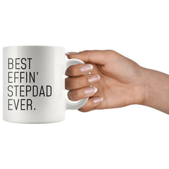 Load image into Gallery viewer, Funny Stepdad Gift: Best Effin&amp;#39; Stepdad Ever. Coffee Mug 11oz