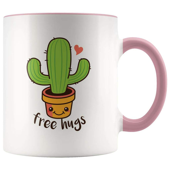 Funny Succulents Coffee Mug - Free Hugs Cactus Mug - BackyardPeaks