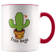 Load image into Gallery viewer, Funny Succulents Coffee Mug - Free Hugs Cactus Mug