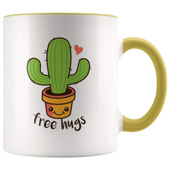Load image into Gallery viewer, Funny Succulents Coffee Mug - Free Hugs Cactus Mug