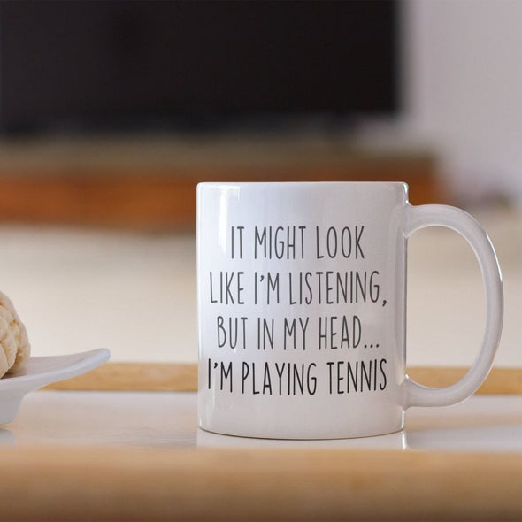 Sarcastic Tennis Coffee Mug | Funny Tennis Gift $14.99 | Drinkware