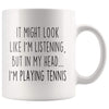 Sarcastic Tennis Coffee Mug | Funny Tennis Gift $14.99 | 11oz Mug Drinkware