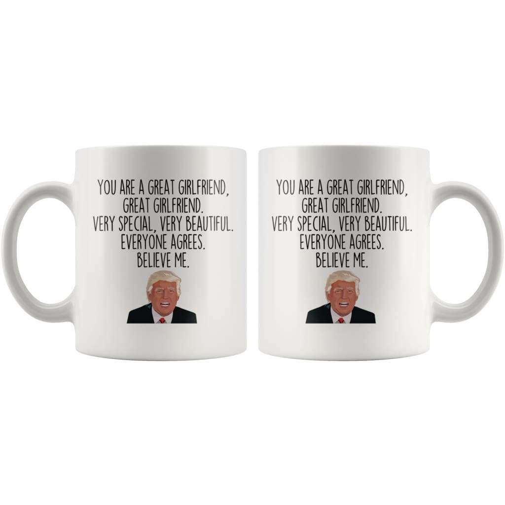 SUNENAT You're A Great Grilfriend Trump Mug, Grilfriend Coffee Mugs Ceramic  White 15 FL Oz, Funny Birthday Valentines Christmas Gifts for Grilfriend 