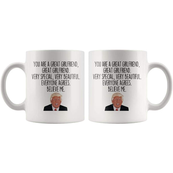 Funny Trump Girlfriend Coffee Mug | Gift for Girlfriend $14.99 | Drinkware
