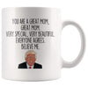 Funny Trump Mom Gift Idea Coffee Mug $14.99 | Gift for Mom Drinkware