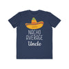 Funny Uncle Birthday Gift: Nacho Average Uncle T-Shirt $21.99 | Navy / S T-Shirt