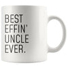 Funny Uncle Gift: Best Effin Uncle Ever. Coffee Mug 11oz $19.99 | Drinkware