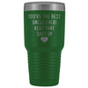 Funny Uncle Gift: Best Uncle Ever! Large Insulated Tumbler 30oz $38.95 | Green Tumblers