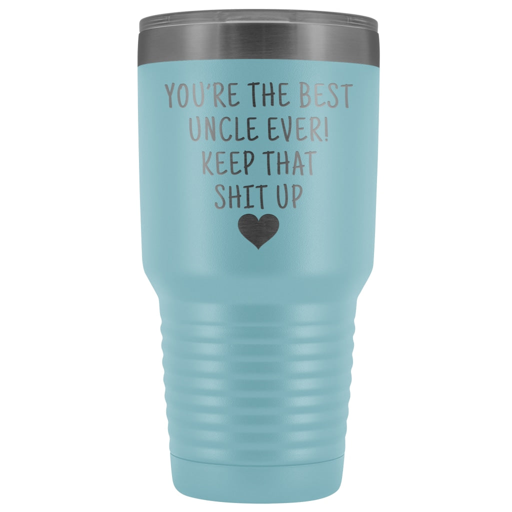 Funny Uncle Gift: Best Uncle Ever! Large Insulated Tumbler 30oz — photo 4