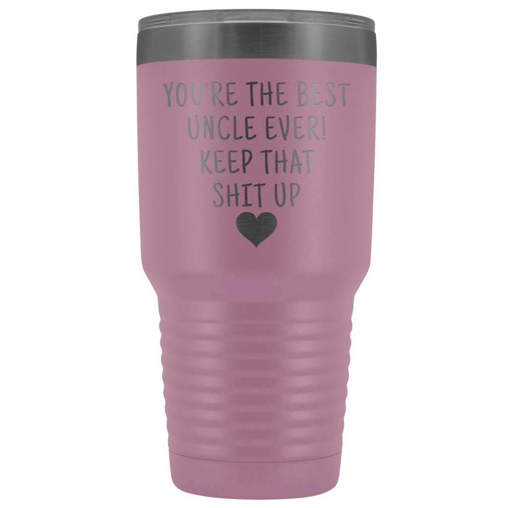 Funny Uncle Gift: Best Uncle Ever! Large Insulated Tumbler 30oz — photo 5