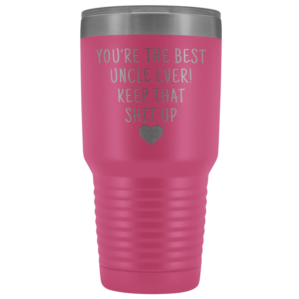 Funny Uncle Gift: Best Uncle Ever! Large Insulated Tumbler 30oz — photo 8