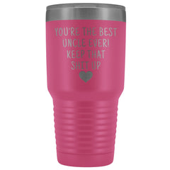 Load image into Gallery viewer, Funny Uncle Gift: Best Uncle Ever! Large Insulated Tumbler 30oz