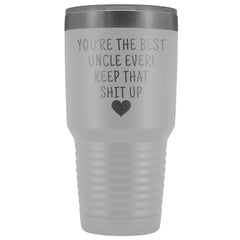 Load image into Gallery viewer, Funny Uncle Gift: Best Uncle Ever! Large Insulated Tumbler 30oz
