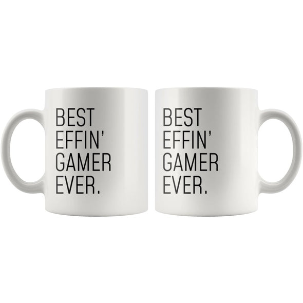 Funny Video Gaming Gift: Best Effin Gamer Ever. Coffee Mug 11oz $19.99 | Drinkware
