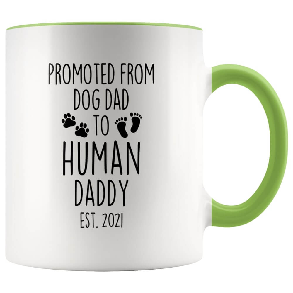 Dog Dad to Human Daddy Mug — Est. 2022 — photo 3