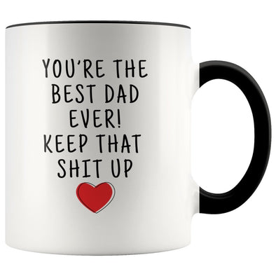 Gift for Dad: Best Dad Ever! Mug | Funny Dad Gifts $19.99 | Black Drinkware