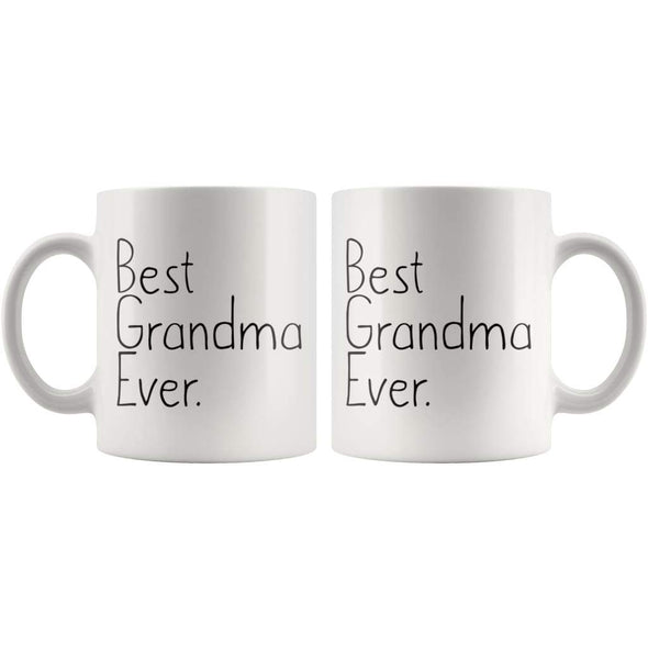 Gift for Grandma: Unique Grandma Gift Best Grandma Ever Mug Mothers Day Gift Birthday Gift New Grandma Gift Coffee Mug Tea Cup White $14.99