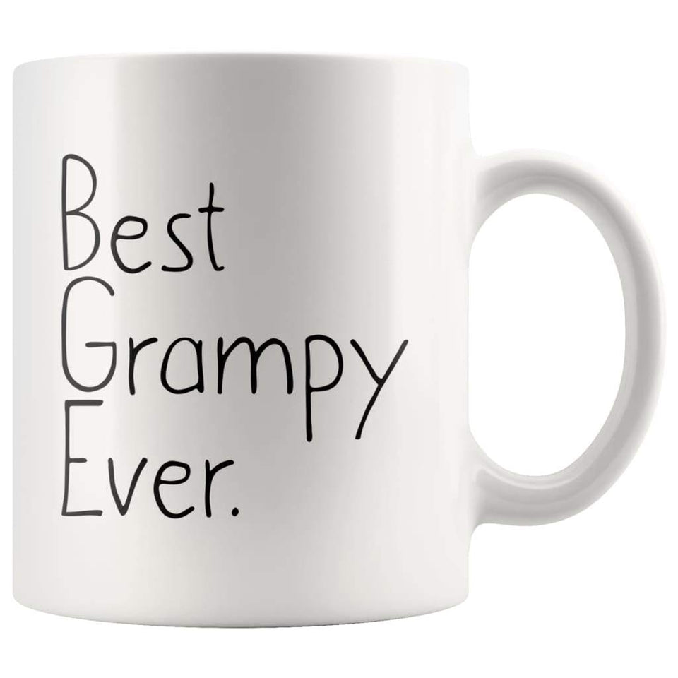Gift for Grandpa Unique Grampy Gift: Best Grampy Ever Mug Father's Day Gift Birthday Gift New Grampy Gift Coffee Mug Tea Cup White
