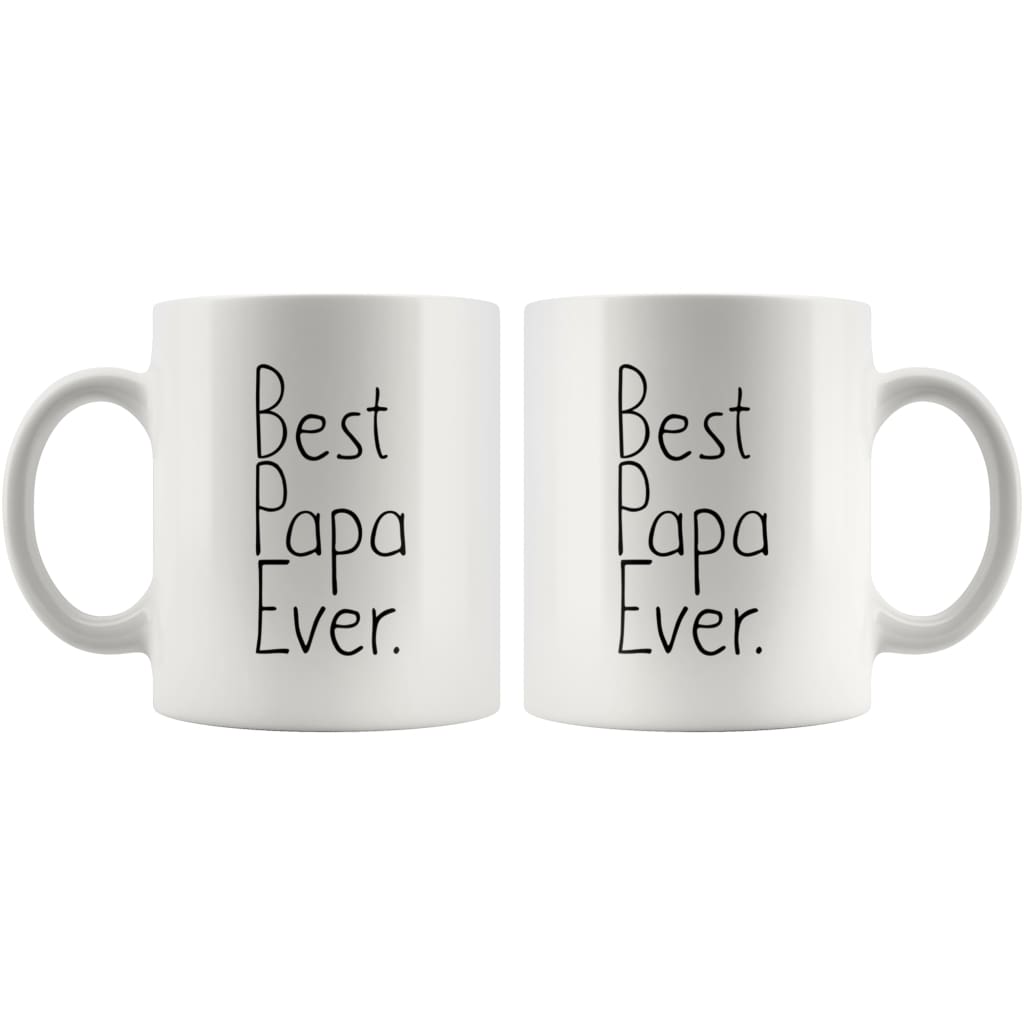 Gift for Papa: Unique Papa Gift Best Papa Ever Mug Father's Day Gift for Papa Birthday Gift New Papa Gift Coffee Mug Tea Cup White — photo 4