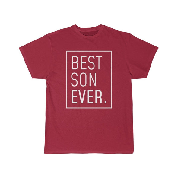 Gift for Son: Best Son Ever T-Shirt | Son Gifts $19.99 | Cardinal / S T-Shirt