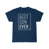 Gift for Son: Best Son Ever T-Shirt | Son Gifts $19.99 | Navy / S T-Shirt