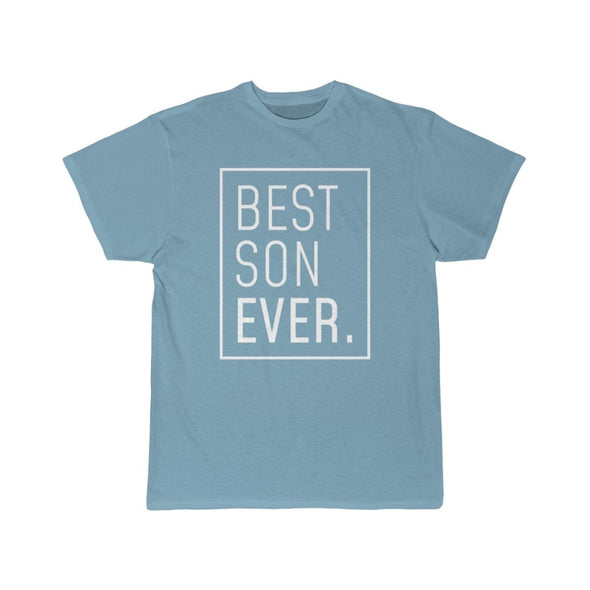 Gift for Son: Best Son Ever T-Shirt | Son Gifts $19.99 | Sky Blue / S T-Shirt