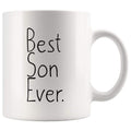 Gift for Son: Unique Son Gift Best Son Ever Mug Son Christmas Gift Birthday Gift Graduation Gift Coffee Mug Tea Cup White $14.99 | 11 oz