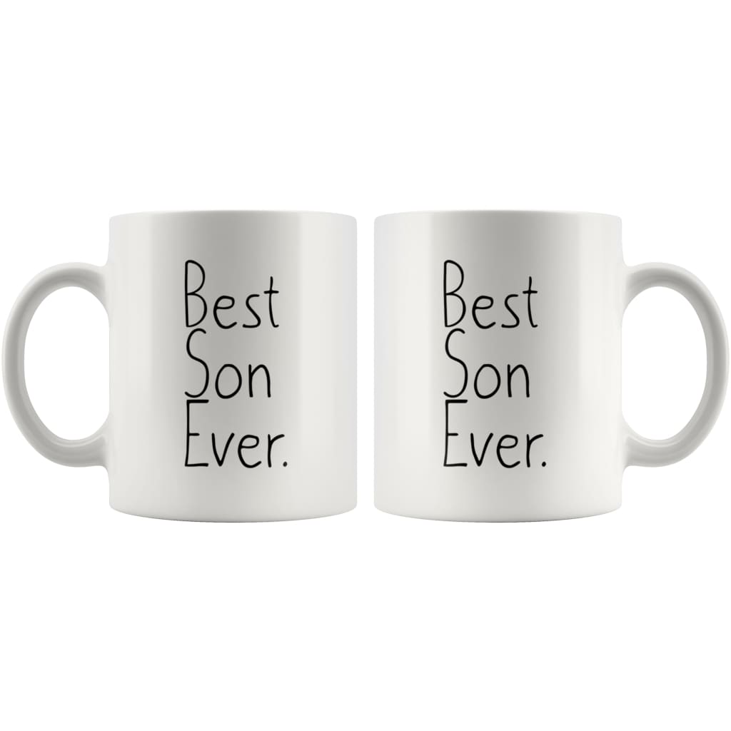 Gift for Son: Unique Son Gift Best Son Ever Mug Son Christmas Gift Birthday Gift Graduation Gift Coffee Mug Tea Cup White — photo 4