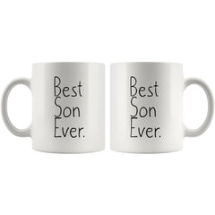 Load image into Gallery viewer, Gift for Son: Unique Son Gift Best Son Ever Mug Son Christmas Gift Birthday Gift Graduation Gift Coffee Mug Tea Cup White
