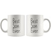 Gift for Son: Unique Son Gift Best Son Ever Mug Son Christmas Gift Birthday Gift Graduation Gift Coffee Mug Tea Cup White $14.99 | Drinkware