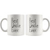 Gift for Uncle: Unique Uncle Gift Best Uncle Ever Mug Fathers Day Gift Birthday Gift for New Uncle Gift Coffee Mug Tea Cup White $14.99 |