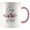 Gigi Est 2020 Pregnancy Announcement Gift to New Gigi Coffee Mug 11oz $14.99 | Pink Drinkware
