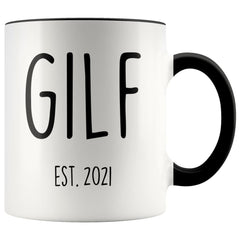 Load image into Gallery viewer, GILF Est 2021 New Grandma Gift Coffee Mug Funny Mother&amp;#39;s Day